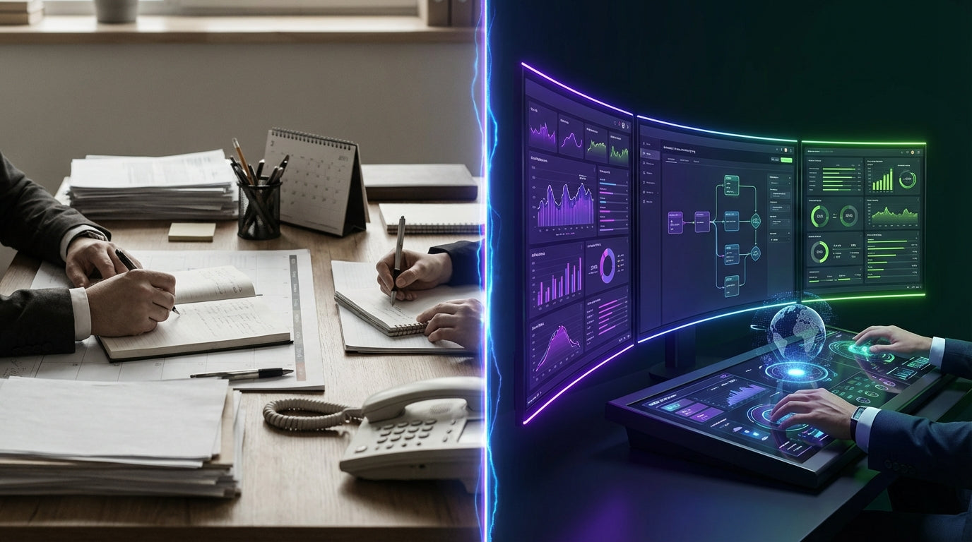 Agencia de marketing digital tradicional vs agencia con IA — comparación completa